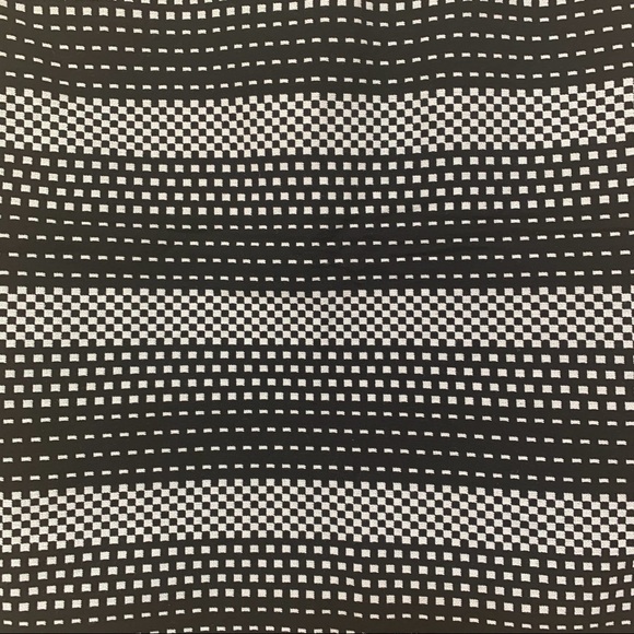 ✅ Ann Taylor LOFT Black White Square Pattern Skirt - Picture 3 of 9